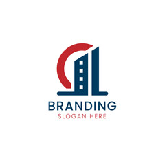 New Real estate Iconic Home and building logo.