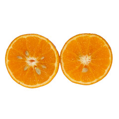 orange isolated on white background