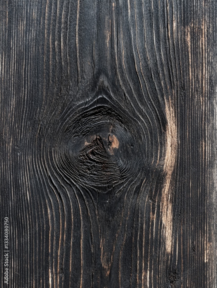 Poster close-up shot of a wooden surface with intricate grain patterns