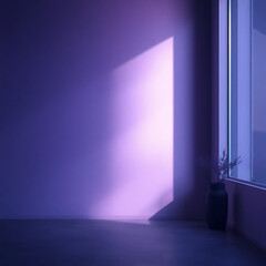 empty room with light