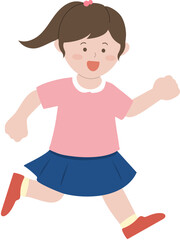 어린이날 달리는 아이