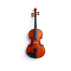 Fototapeta premium Violin representation in a minimalist style