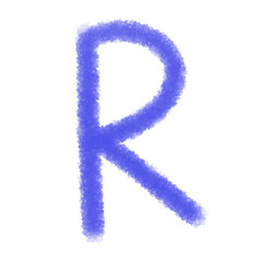 handwritten alphabet R