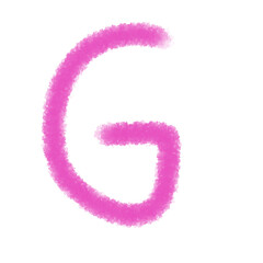 handwritten alphabet G