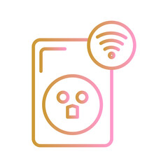 Smart Plug Vector Icon