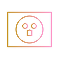 Fototapeta premium Socket Vector Icon