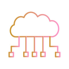 Cloud Computing Vector Icon