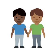 Men Holding Hands
