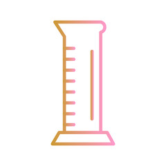 Graduated Cylinder Vector Icon