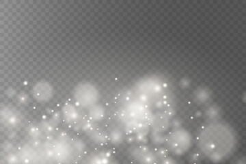White light effect, glare, explosion, sparks, star. On a transparent background.