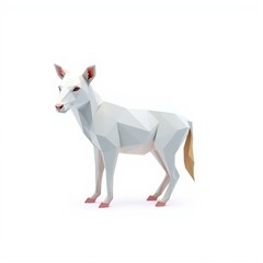 Obraz premium Polygonal Wolf