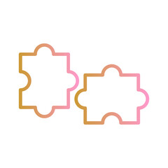 Jigsaw puzzle Vector Icon