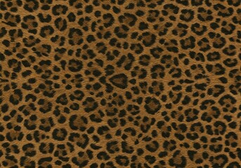 Leopard Detail: Spotted Fur Background