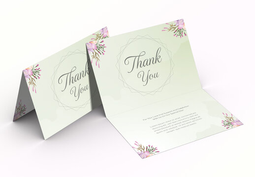 Thank You Card Layout