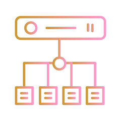 Fototapeta premium Load Balancer Vector Icon