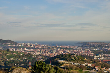 Aerial view of biscay