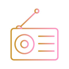 Radio Vector Icon