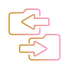 Data Transfer Vector Icon