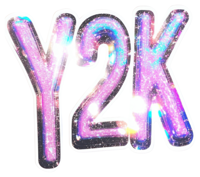 PNG Digital 2000s y2k aesthetic.