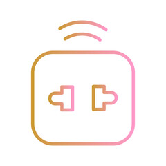 Smart Plug Vector Icon