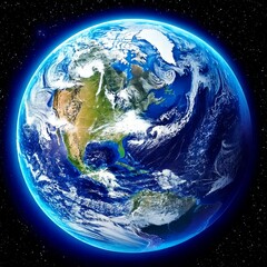 planet earth in space