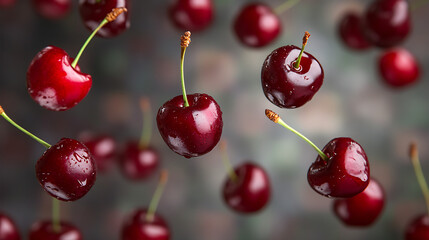 cherries on the tree