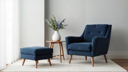 modern living room with sofa