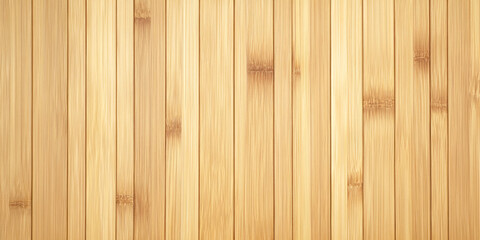 Fototapeta premium Natural bamboo wood texture background with vertical planks