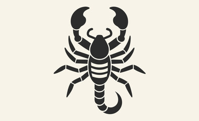 Scorpion icon vector illustration, scorpion, scorpion icon vector, scorpion tattoo. vector illustration  