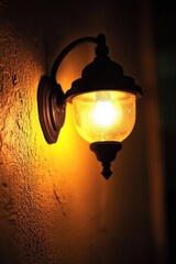 Illuminated Wall Lamp: A Nighttime Glow
