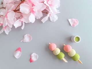お花見イメージの背景素材
