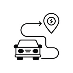 Route vector icon