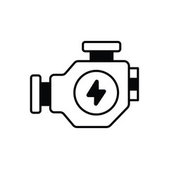 Car Engine vector icon