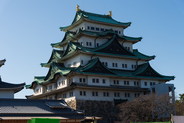 名古屋城、名城、金鯱城、金城、愛知県名古屋市中区