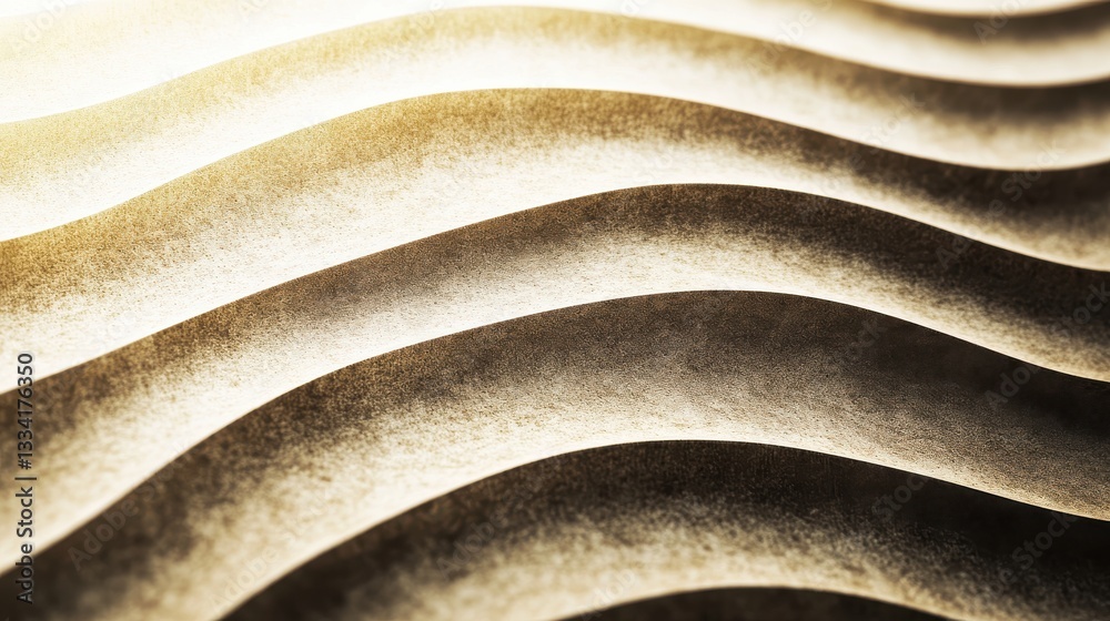 Poster abstract texture of wavy patterns in soft lighting for artistic use