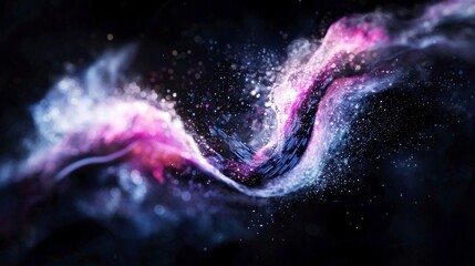 Fototapeta premium Abstract Data Flow Digital Transformation Connectivity Cloud Computing High Resolution
