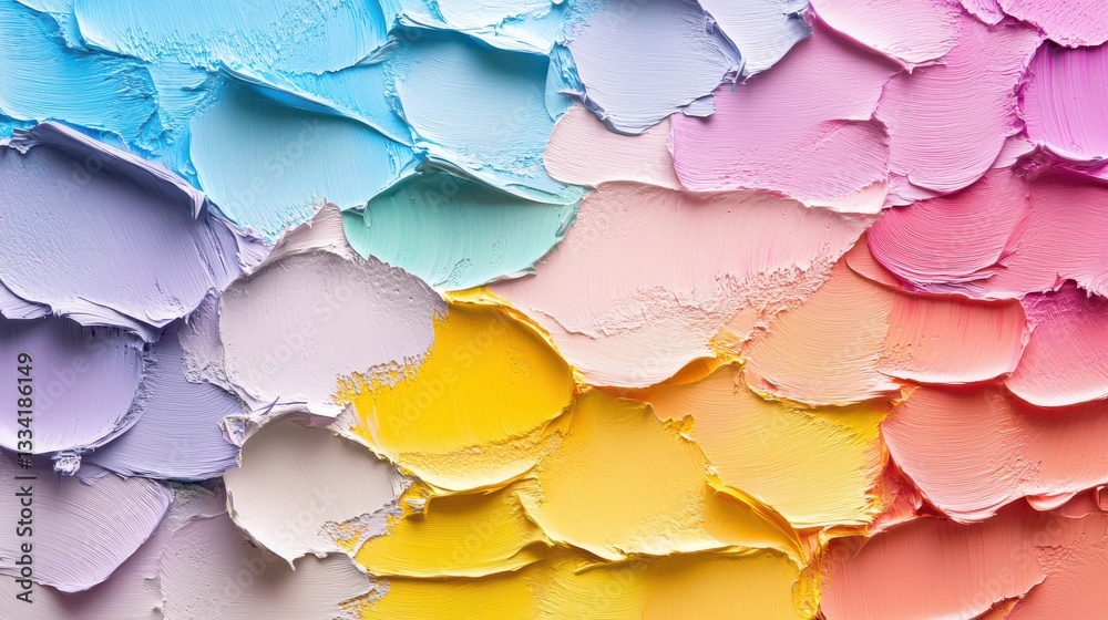 Poster colorful abstract background with smooth paint texture patterns