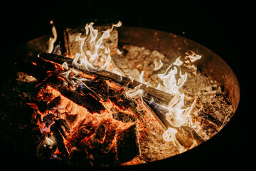 Ogień w palenisku © rozentuzjazmowany