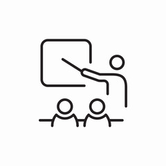 board meeting icon sign vector