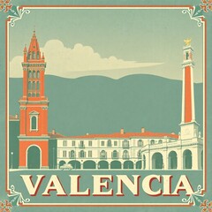 Obraz premium poster of valencia