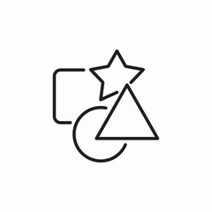 variety shape icon sign vector