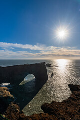Iceland - Island - Dyrhólaey útsýnisstaður - Sea arch