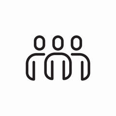 group connection icon sign vector