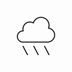 heavy rain icon sign vector