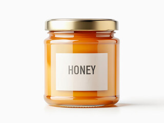 Honey Jar Mockup &ndash; Blank Label Template for Branding and Product Design