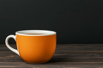A simple yet elegant cup resting on a table surrounded by a calming and quiet atmosphere
