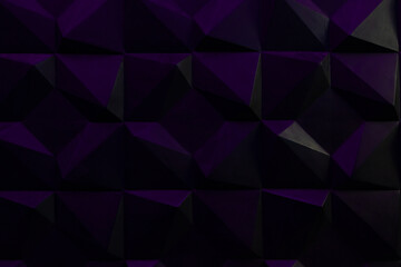 violet geometric 3d patterned textured background