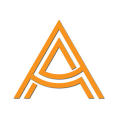 Web line modern color full logo design