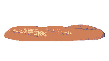 Baguette pixel art