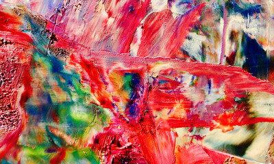 Abstract art background . Hand painting artwork on canvas .